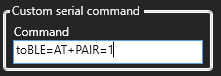 Send a custom serial command